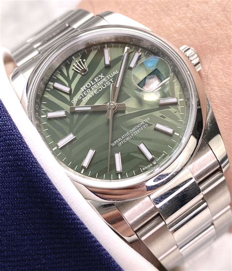 rolex date just palm dial